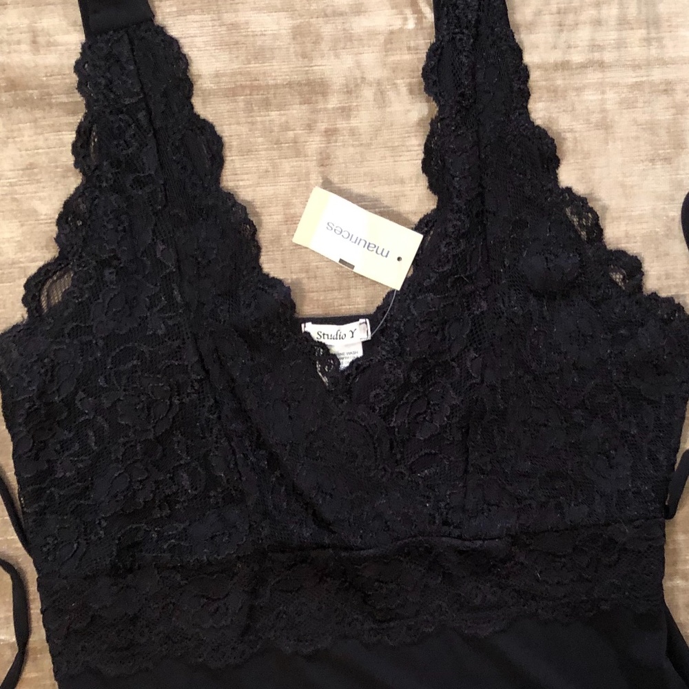 Y2K Studio Y Sexy Black Camisole Tank Top - Picture 9 of 9